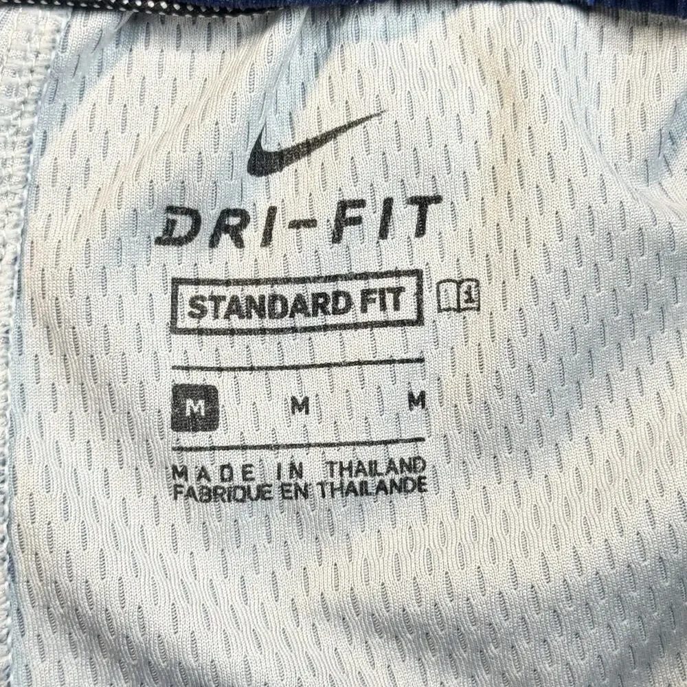 Nike Dri-FIT Boys Medium Athletic Shorts Blue Graphic Training Gym Basketball